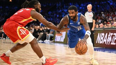 Ime Udoka - Kyrie Irving returns to Mavs, dazzles in China preseason game - ESPN - espn.com - China - county Dallas