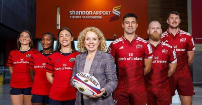Munster Rugby extends Shannon Airport partnership to 2029 - breakingnews.ie