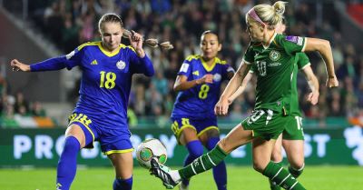 Katie Maccabe - Lucy Quinn - Jessie Stapleton - Real World Cup test looms for Ireland after hapless Kazakhstan crushed - breakingnews.ie - Ireland - Kazakhstan