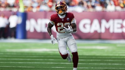 Commanders RB Croskey-Merritt out vs. 49ers with groin injury - ESPN