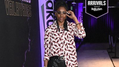 Chase Center - Angel Reese - Gabby Williams - Top fashionable arrivals from Dream-Valkyries at WNBA Finals - ESPN - espn.com