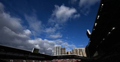Police involved after rugby ball kicked from height onto Brentford v Liverpool