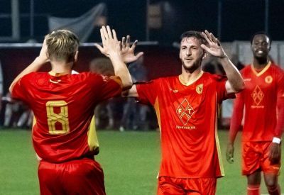 Thomas Reeves - Lee Martin - Whitstable Town manager Lee Martin signs striker Kane Rowland - admitting he should have done so in the summer - as Rowland nets twice during 4-0 Velocity Cup win against Deal Town - kentonline.co.uk - county Martin
