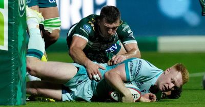 Dream debut for Ciarán Frawley with winning try for Connacht against Benetton