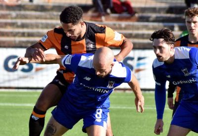 Folkestone Invicta assistant manager Lloyd Blackman says club are pleased to have strength-in-depth in attacking areas as John Akinde and Joe Pigott return for 2-1 win over AFC Totton before 3-1 derby victory over Dover Athletic