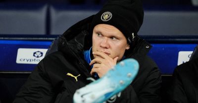 Erling Haaland ‘100% available’ as Man City take on Aston Villa