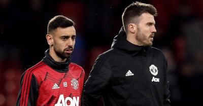Michael Carrick refuses to be drawn on response to Bruno Fernandes outburst