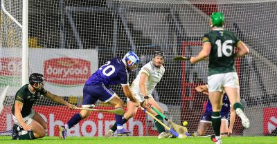 Drama at the death gives Scotland first shinty-hurling win over Ireland since 2019