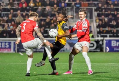 Maidstone United 1 Ebbsfleet United 3 match report: Fleet go top of National League South after derby success at the Gallagher Stadium