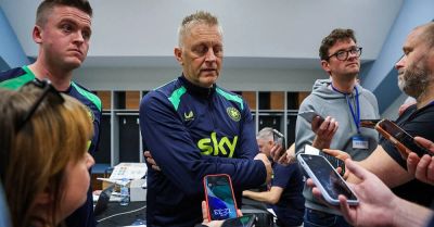 Fractious end to Ireland’s press conference as Israel rematch looms