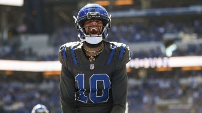 Colts WR Keenan Allen (groin) out vs. Commanders in London - ESPN