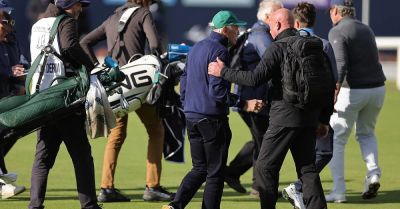 Dermot Desmond targeted by Celtic fan protest as he played in St Andrews pro-am