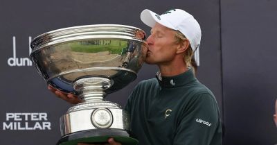 LIV Golf’s Adrian Meronk holds nerve to win Alfred Dunhill Links Championship