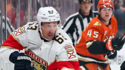 Marchand, out since March 6, scores in return to Panthers - ESPN