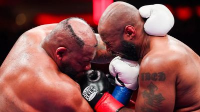 Frank Franklin II (Ii) - Andy Ruiz-Junior - Daniel Dubois - Boxer Jarrell Miller's hairpiece pops off during fight - foxnews.com - county Miller - New York - Saudi Arabia