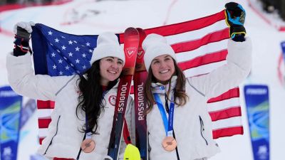 Americans Jacqueline Wiles, Paula Moltzan help Team USA to bronze in alpine skiing women’s team combined