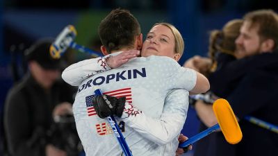 Milan Cortina - Americans Korey Dropkin and Cory Thiesse make history with first US Olympic medal in mixed doubles curling - foxnews.com - Sweden - Italy - Usa - state Minnesota