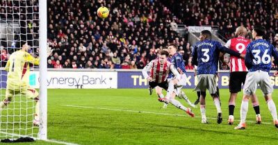 Arsenal’s title hopes hit by Keane Lewis-Potter equaliser for Brentford