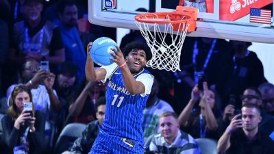 Magic's Jase Richardson suffers scary fall during dunk contest - foxnews.com - Los Angeles - state California - county Keith