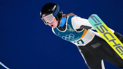 American Olympian disqualified from ski jumping competition over equipment issue