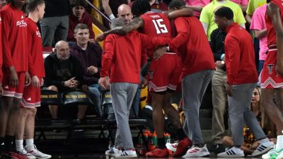 Texas Tech star JT Toppin injured in loss to Arizona State - ESPN