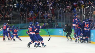 Team USA advances to Olympic men's hockey semifinal after exhilarating overtime winner
