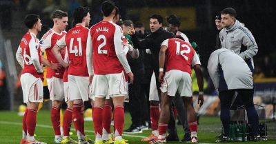 Mikel Arteta says Arsenal sticking together after Wolves draw dents title hopes