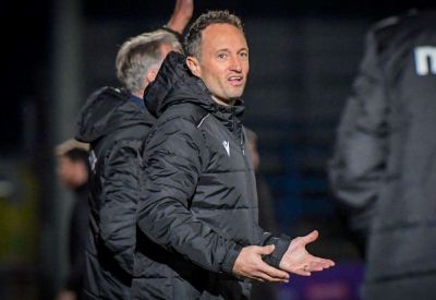 Thomas Reeves - Dover Athletic manager Jake Leberl reacts to 1-1 National League South draw against Weston-super-Mare at Crabble - kentonline.co.uk