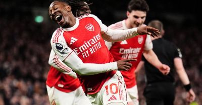 Eberechi Eze and Viktor Gyokeres each strike twice as Arsenal thrash Tottenham