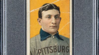 Newly discovered T206 Honus Wagner card auctioned off at $5M - ESPN - espn.com - county Douglas