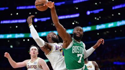 Lakers' LeBron James endorses Celtics' Jaylen Brown for MVP - ESPN