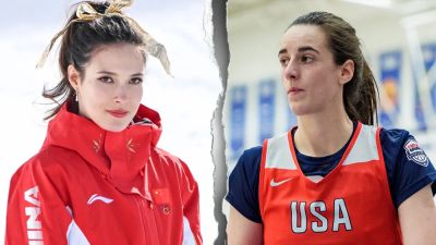Eileen Gu posts picture with Caitlin Clark, prompting mixed reactions amid skier's Team China controversy