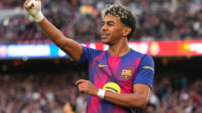 Lamine Yamal after first career hat trick: I'm 'happy' again - ESPN