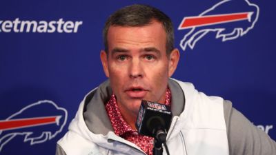 Josh Allen - Denver Broncos - Sean Macdermott - Brandon Beane - Brandon Beane dismisses Bills' critics: 'F--- the outside' - ESPN - espn.com