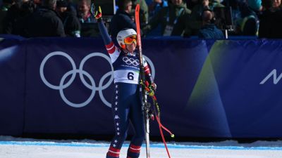 Lindsey Vonn - Sofia Goggia - Breezy Johnson wins Olympic downhill in race marred by Vonn crash - ESPN - espn.com - Germany - Italy - Usa - county Johnson