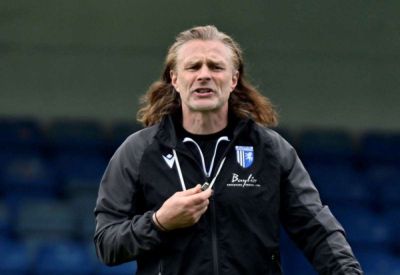 Gareth Ainsworth - Luke Cawdell - Medway Sport - Gillingham manager Gareth Ainsworth grateful for use of artificial surfaces at Star Meadow and Anchorians while Beechings Cross has been waterlogged - kentonline.co.uk