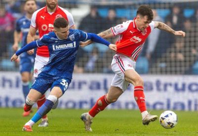 Gillingham manager Gareth Ainsworth looks ahead to the visit of Milton Keynes Dons to Priestfield in League Two on Tuesday night