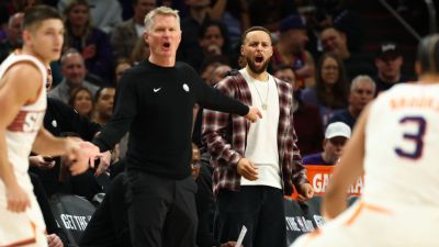 Kristaps Porzingis - Steve Kerr - Jimmy Butler - Stephen Curry - Steve Kerr: Playing 10 fewer games a season would improve league - ESPN - espn.com - state Utah - state Golden