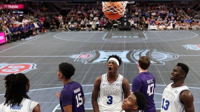 Kevin Durant - BYU's Dybantsa nets freshman-record 40 in Big 12 tourney win - ESPN - espn.com - state Texas - state Missouri - state Kansas - state Oklahoma