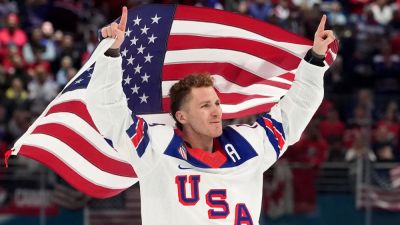 Donald Trump - Matthew Tkachuk - Team USA star Matthew Tkachuk brushes off criticism for visiting Trump - foxnews.com - Italy - Usa - Canada - area District Of Columbia