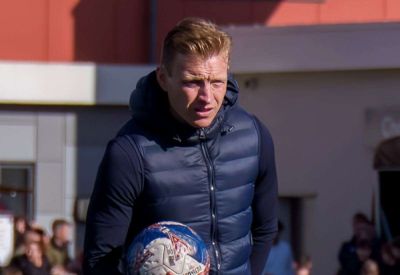 Ebbsfleet United manager Josh Wright reacts to 3-1 National League South defeat at leaders Dorking Wanderers