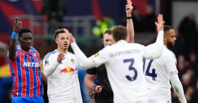 Brenden Aaronson - Will Hughes - Daniel Farke - Walter Benítez - Oliver Glasner - Crystal Palace held to a goalless draw by 10-man Leeds - breakingnews.ie - Usa - Argentina