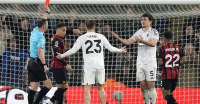 Michael Carrick - Aston Villa - Bruno Fernandes - Harry Maguire - Adam Smith - Ryan Christie - Djordje Petrovic - Harry Maguire’s England recall tempered by red card in Man Utd draw - breakingnews.ie