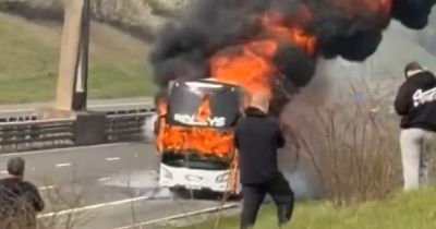 M6 Toll fire LIVE updates as Manchester City fans hit by coach blaze - manchestereveningnews.co.uk