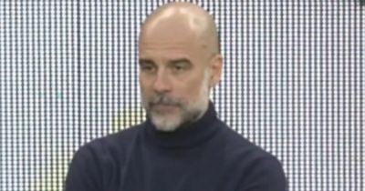 Pep Guardiola shakes head at Rayan Cherki's actions as furious Arsenal star bites