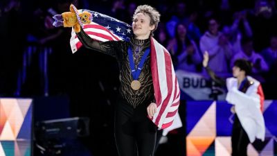 Ilia Malinin wins third straight world figure skating title - ESPN - espn.com - France - Japan - Estonia - Kazakhstan