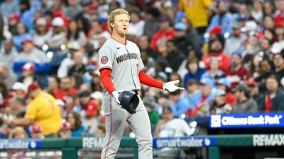 Nationals' Joey Wiemer ties record before on-base streak ends - ESPN