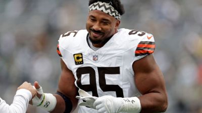 Browns' Myles Garrett gets ninth speeding ticket since 2017 - ESPN