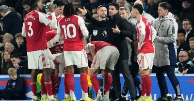 Mikel Arteta - David Raya - Alan Pardew - Arsenal title would come with an asterisk due to style of play – Alan Pardew - breakingnews.ie