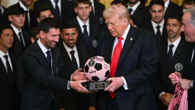 Lionel Messi, Inter Miami honored by Trump at White House - ESPN